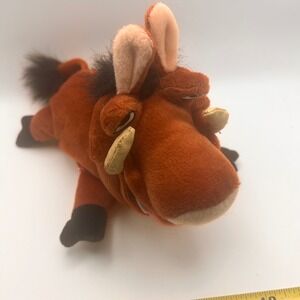 Disney Lion King Pumbaa Plush Walt Disney World Stuffed‎ Animal Toy